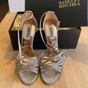 Badgley Mischa Tiller Glitter Stiletto Sandal